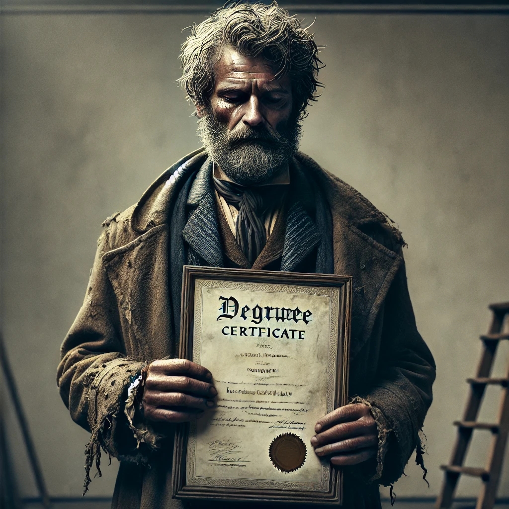 A Scholar Without Scholarship