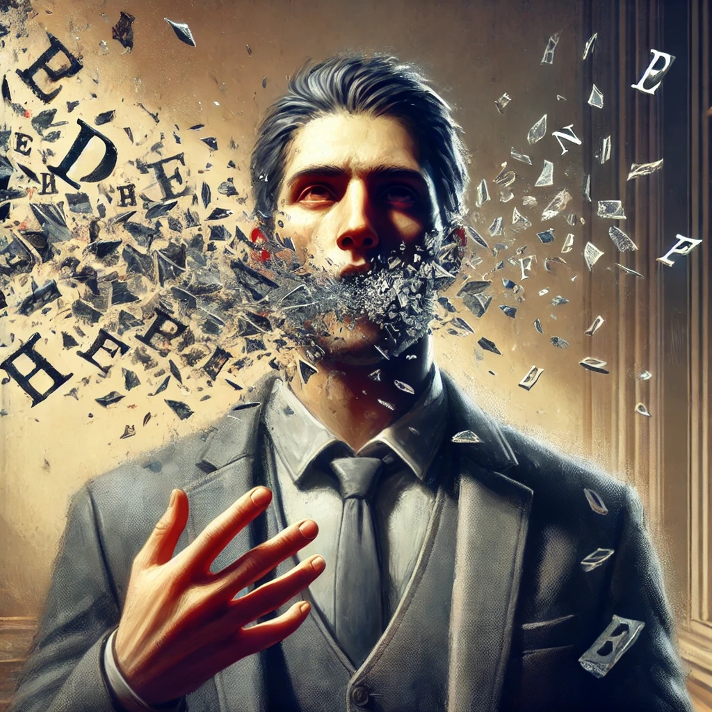 In-Between Disinhibition and Aphasia